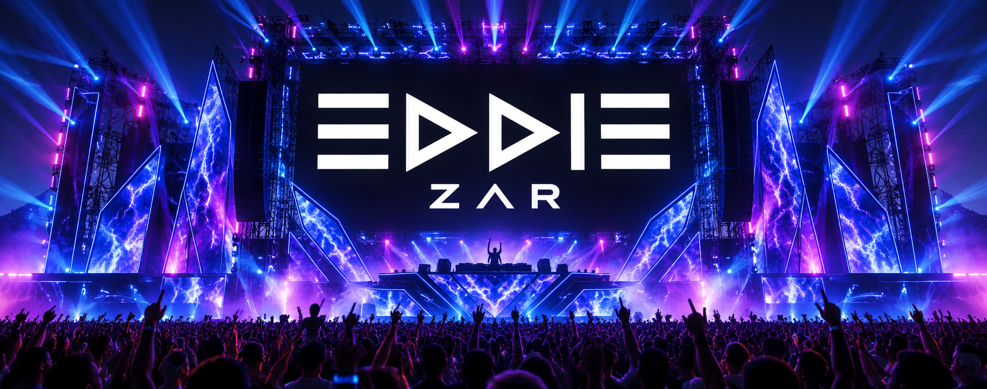 Eddie Zar concert stage concept artwork
