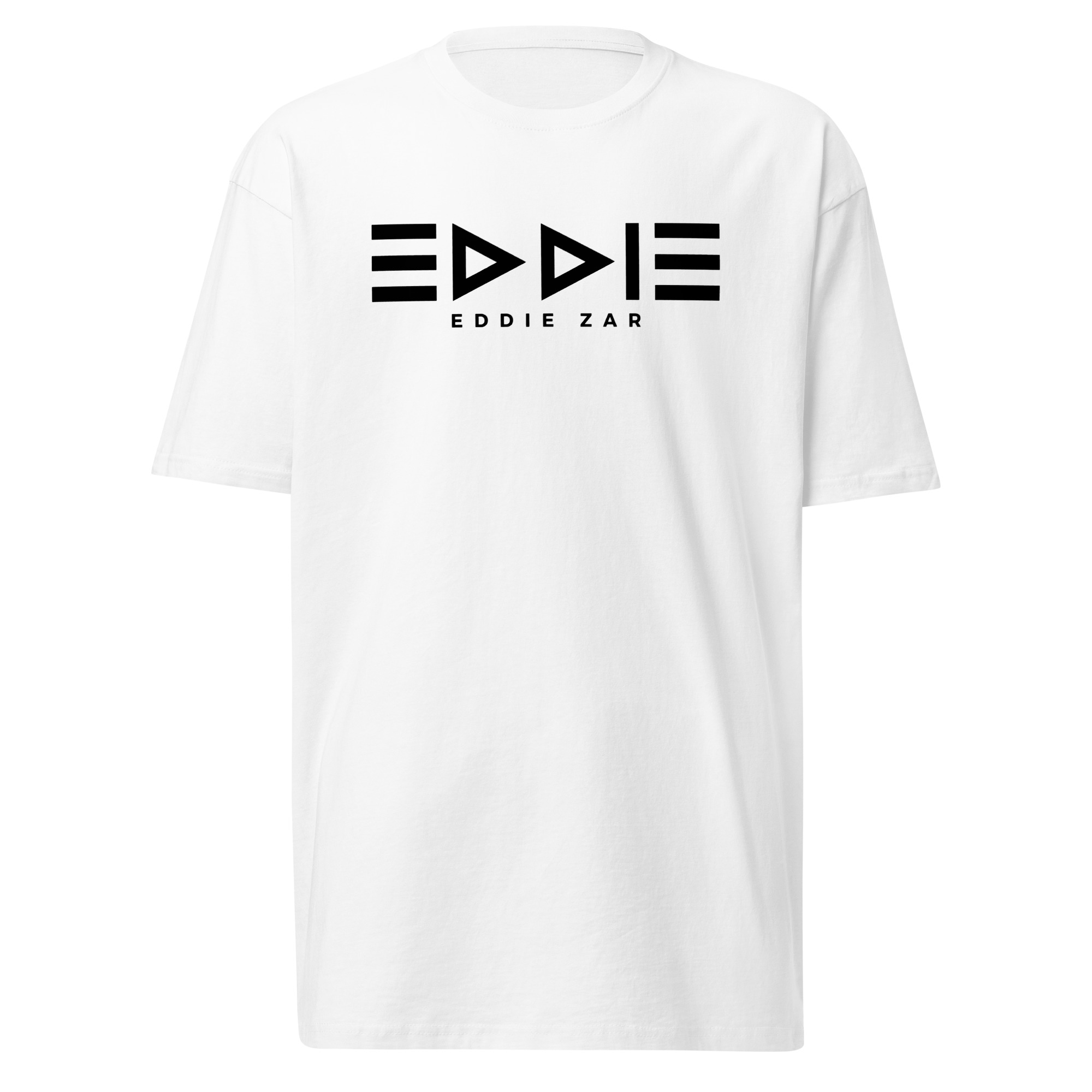 Eddie Zar Logo Heavyweight Tee (Black Logo) - Image 2